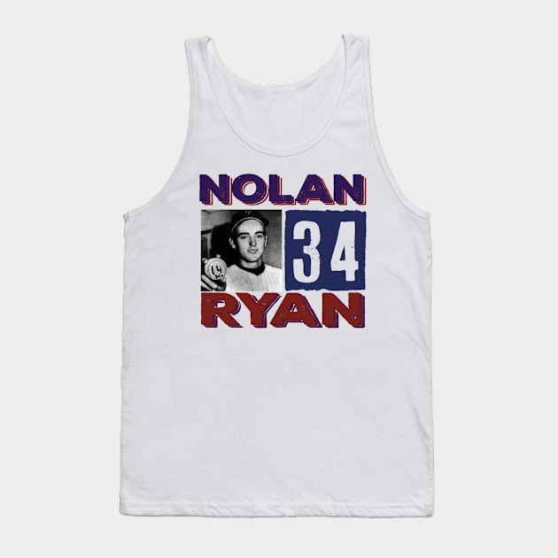 Vintage Young Nolan Ryan Tank Top by MManoban